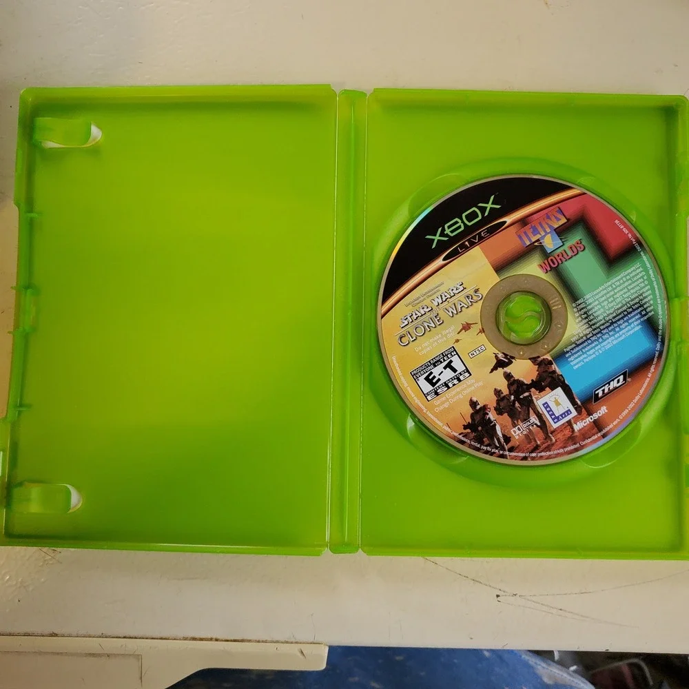 Star Wars The Clone Wars Tetris Worlds Xbox Original Combo Disc Limited Edition